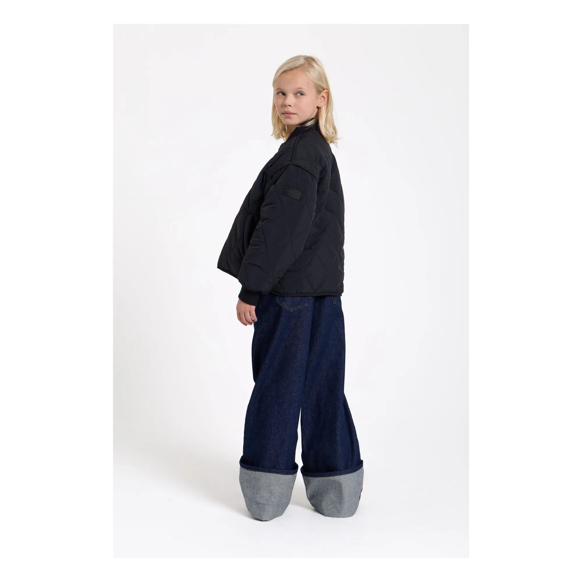 Finger in the nose - Braidy Gesteppte Bomberjacke | Schwarz