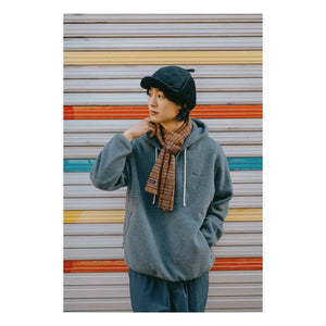 Kappy - Bufanda Polar Escocesa | Marrón