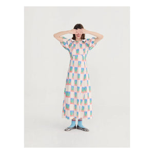 Bobo Choses - Perlbaumwollkleid | Blau