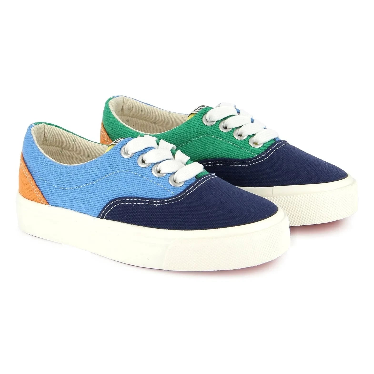 Bonton – Spitzen-Skate-Sneakers mit Gummiband | Marineblau
