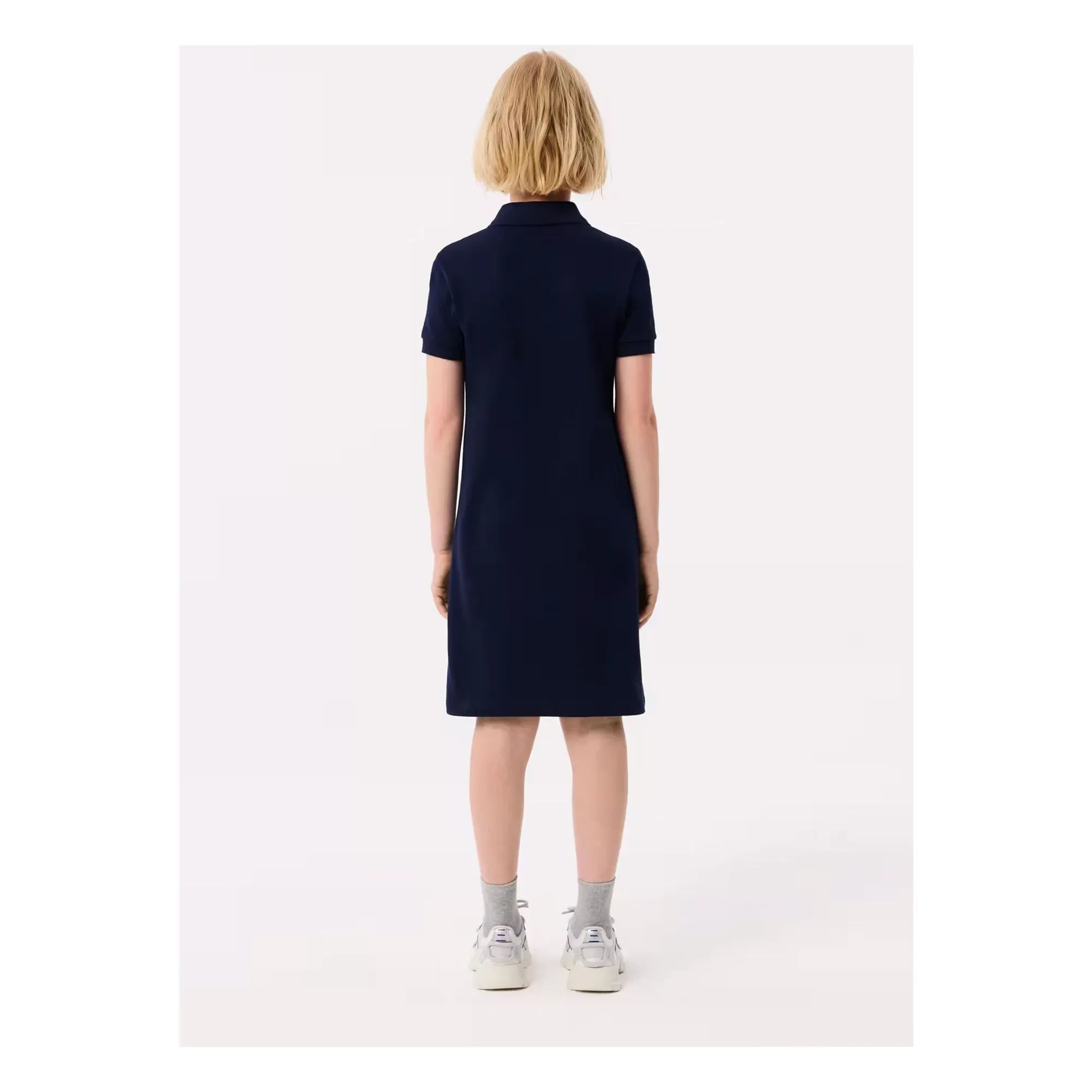 Lacoste - Organik Pamuk Polo Elbise | Lacivert