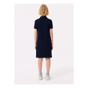 Lacoste - Organik Pamuk Polo Elbise | Lacivert
