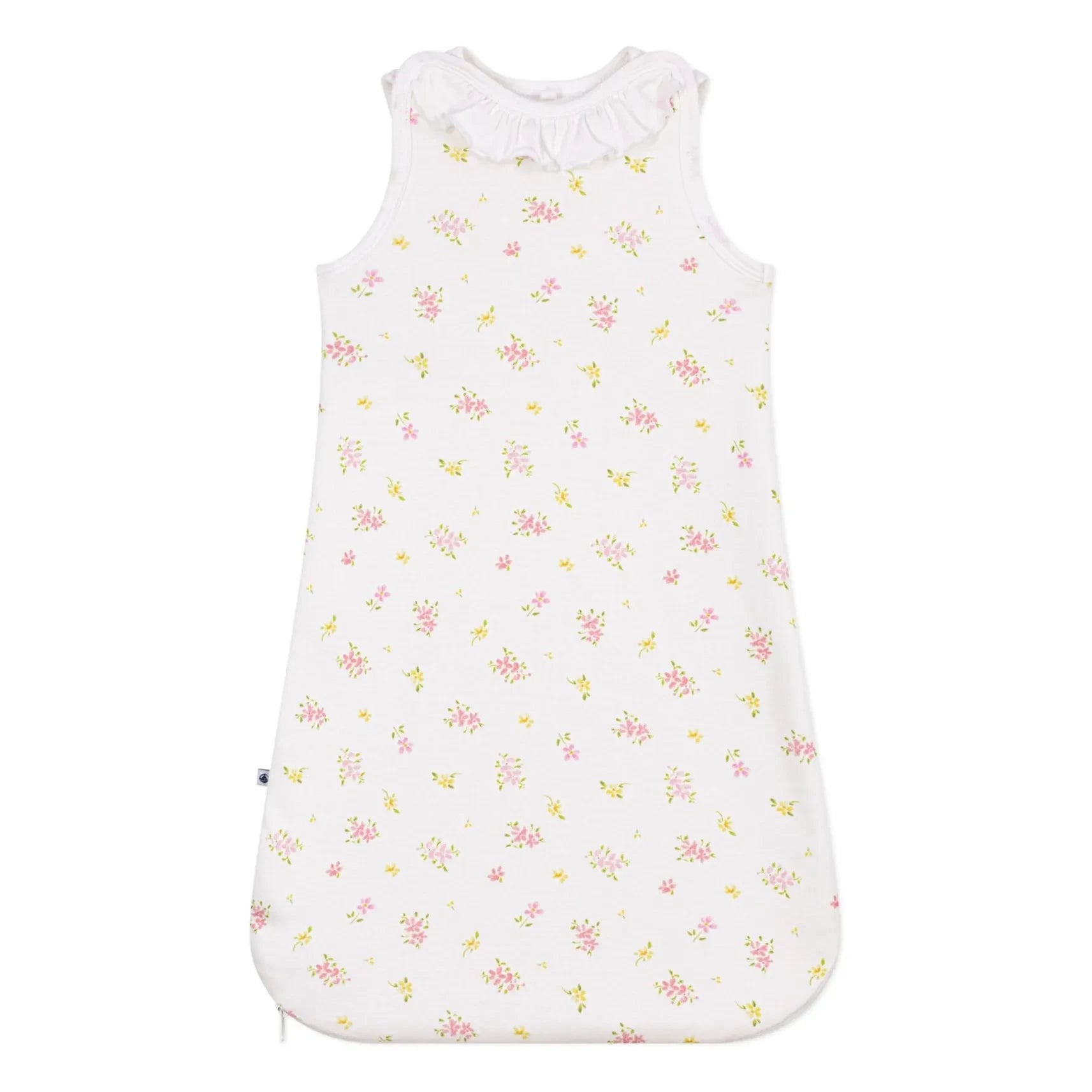 Petit Bateau - Fleurie Organic Cotton Sleep Suit | White