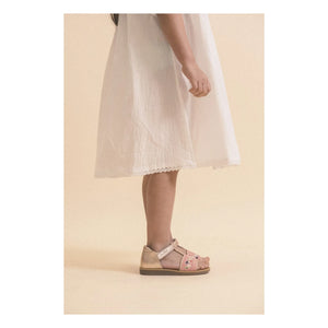 Pom d'Api - Air Natur Fleurs sandaletler | Pembe