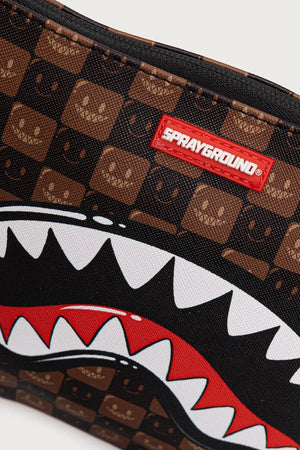 Sprayground - Paris’teki Köpek Balıkları Kahverengi Omuz Çantası 910B9307NSZ