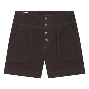Leon & Harper - Qitu Baumwollshorts | Karbon