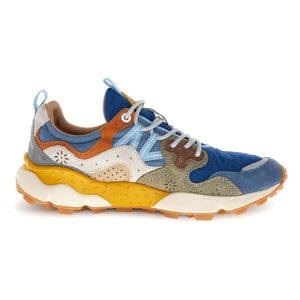 Flower Mountain - Yamano 3 Süet ve Naylon Sneakerlar | Gri mavi