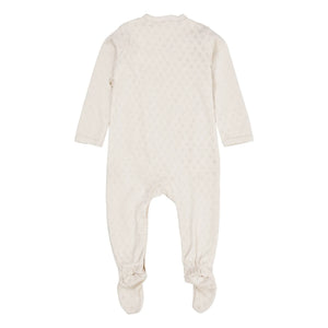 Copenhagen Colors - Pyjama aus Bio-Baumwolle Pointelle | Creme