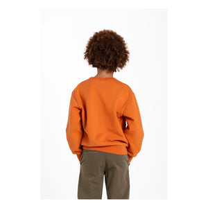 Hundred Pieces - Ryde Spaghetti Sudadera de Algodón Orgánico | Rojo Herrumbre