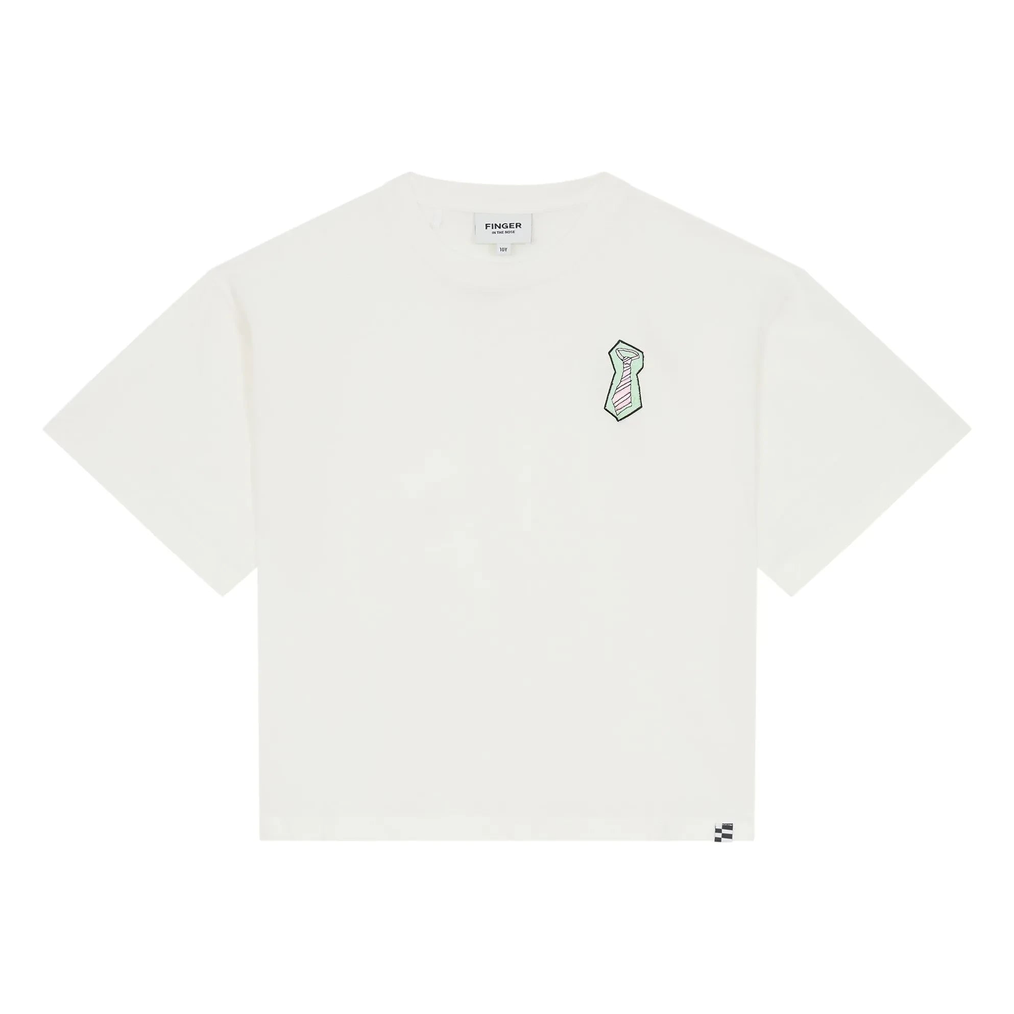 Finger in the nose - Camiseta extragrande de algodón orgánico Filo | Blanca