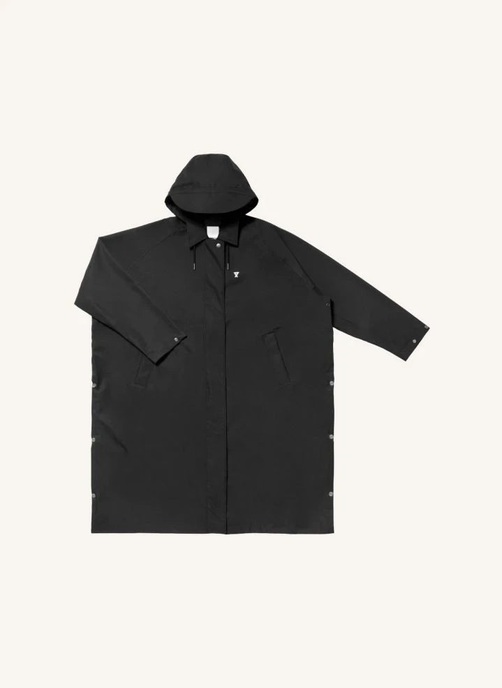 Fudoon - Su Geçirmez Trençkot | Siyah