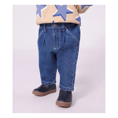 Petit Bateau - Jeans de algodón orgánico | Azul