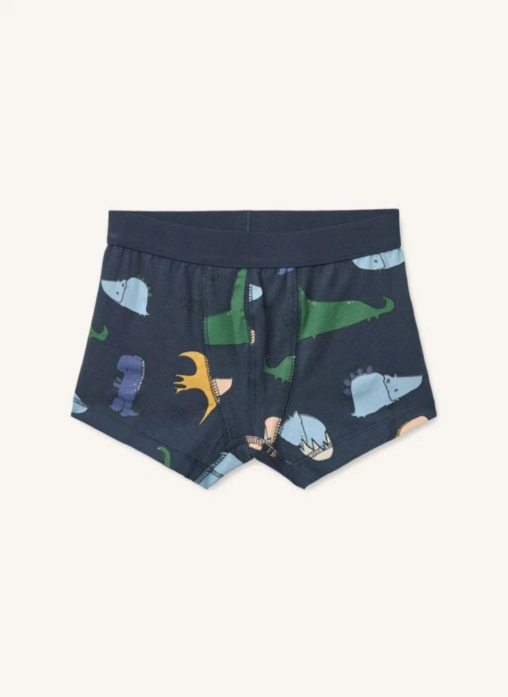 Liewood - Set of 3 Marvin Dinosaurs Organic Cotton Boxer Briefs | Beige