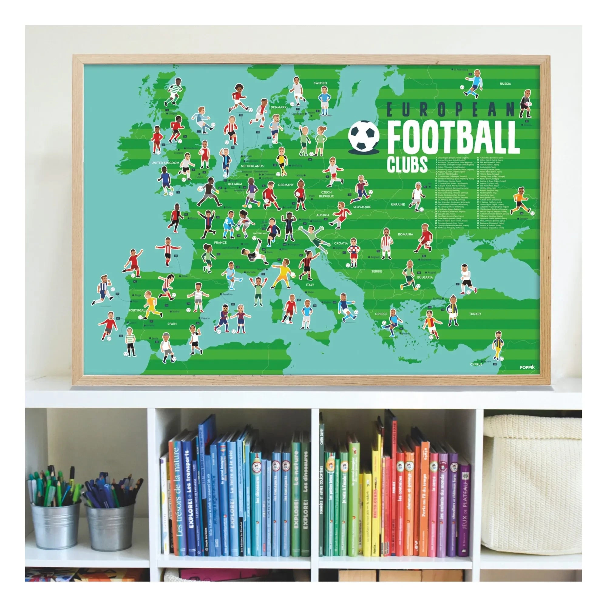 Poppik - Futbol Sticker Posteri