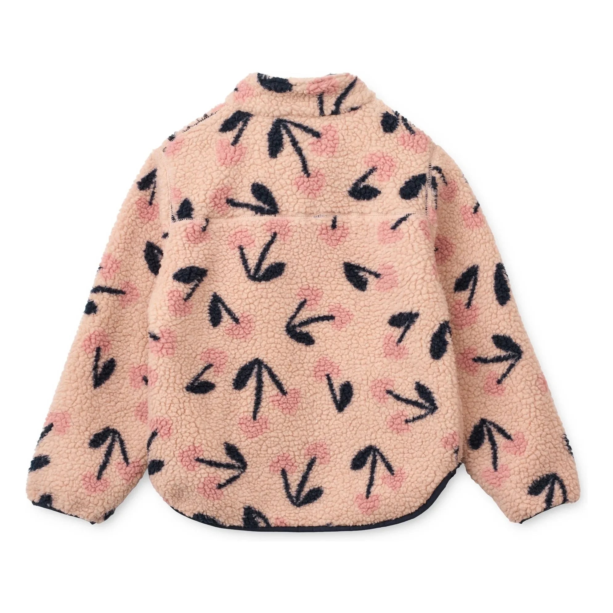 Liewood - Nolan Cerises Chaqueta Sherpa de fibra reciclada | Rosa