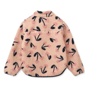 Liewood - Nolan Cerises Chaqueta Sherpa de fibra reciclada | Rosa