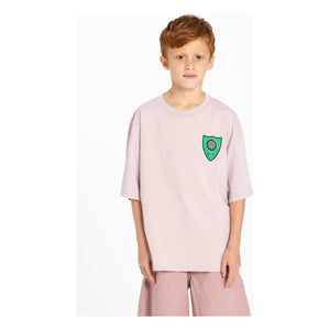 Finger in the nose - Camiseta de algodón orgánico Taylor | Rosa empolvado