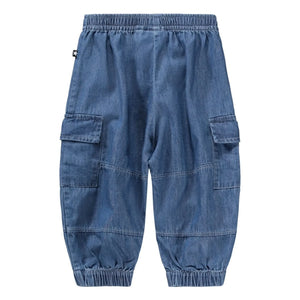 Molo - Sae Organic Cotton Cargo Pants | Blue