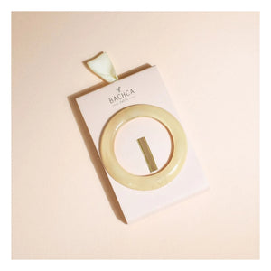 Bachca - Opaline Round Hair Clip | Ivory