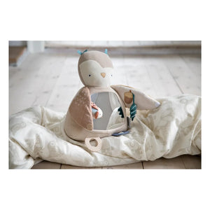 Cebra - Peluche de búho Blinky Beige
