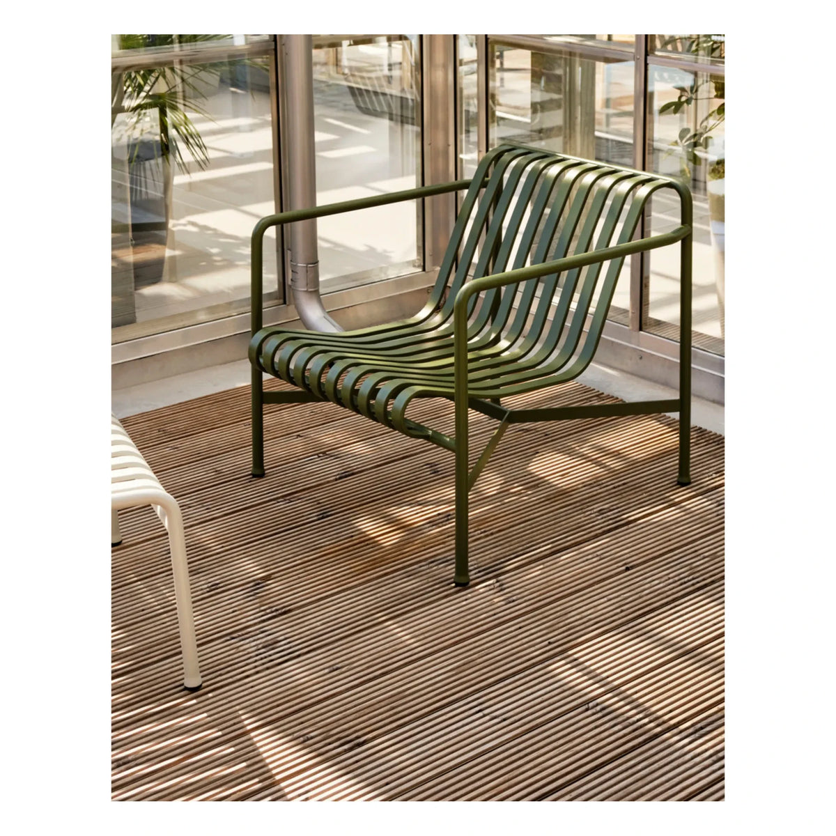 Hay - Palissade Lounge Chair, Designed by Ronan and Erwan Bouroullec | Olive Green
