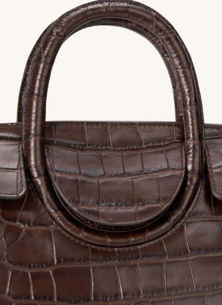 Staud - Maude Mini Carryall Çanta | Koyu Kahverengi