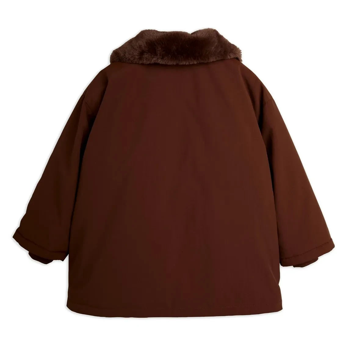 Mini Rodini - Parka de fibra reciclada con perro | Marrón