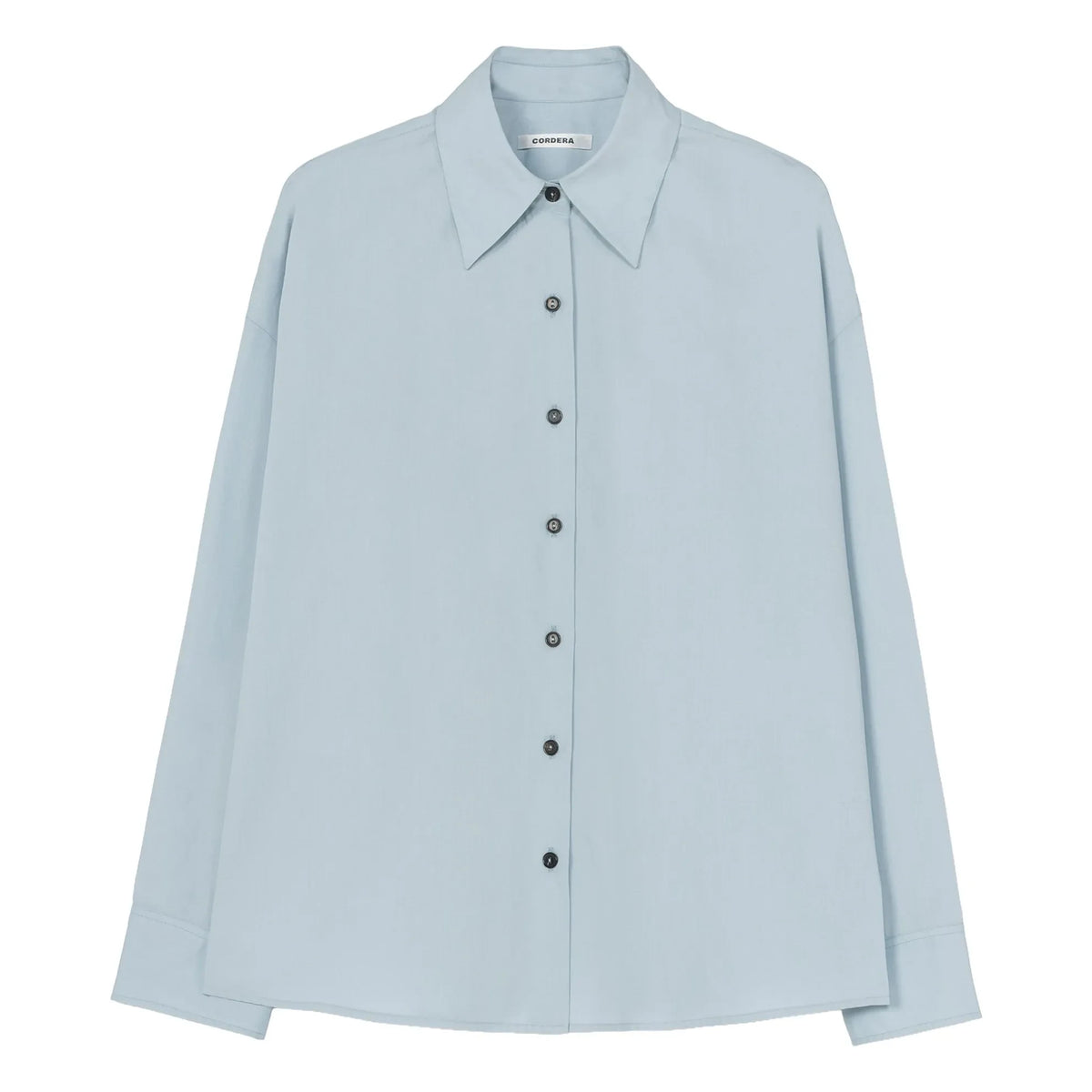 Cordera - Cotton Oversized Shirt | Light Blue