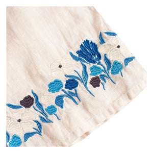 Bather - Camp Leinen Hemd | Creme