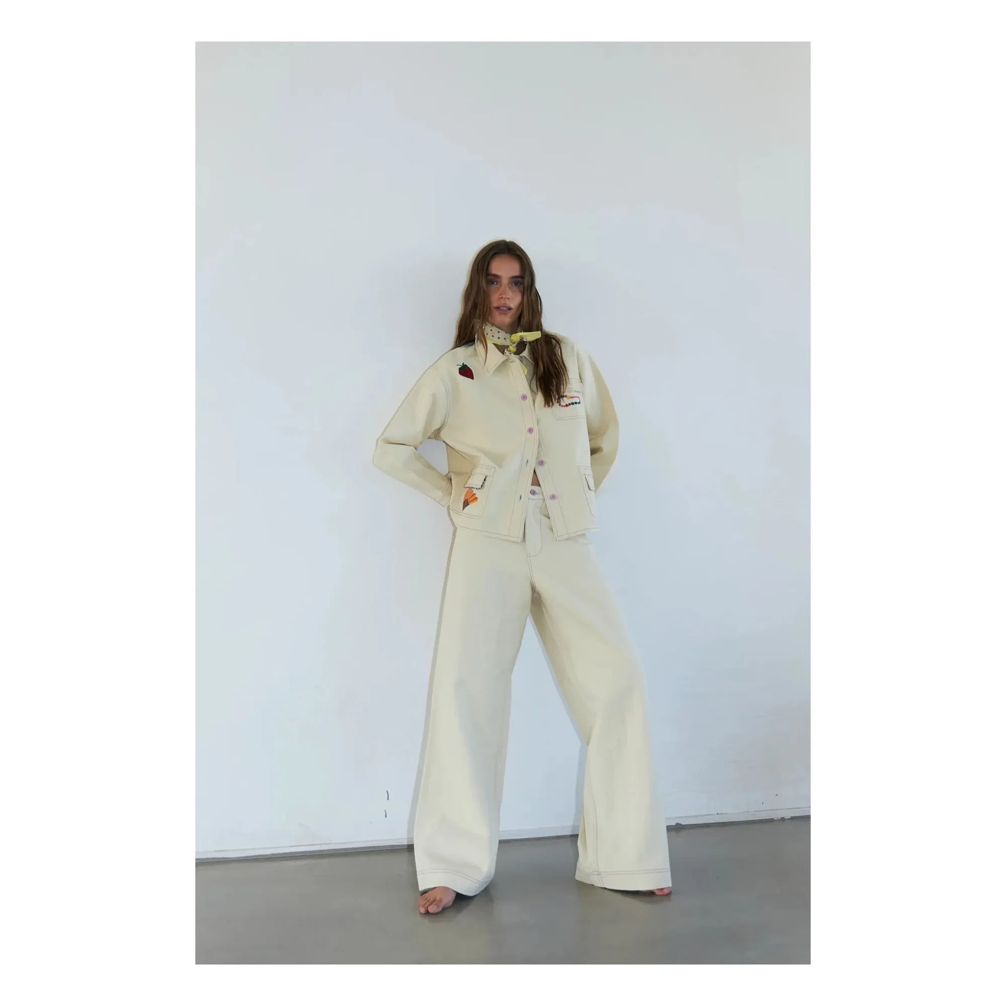 Lollys Laundry - Florida Baumwollhose | Creme