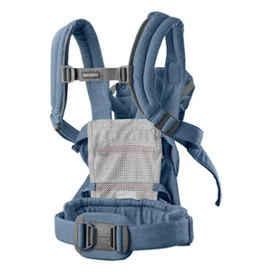 BabyBjörn - Gesprennter gewebter Jersey Harmony Babytrage | Blau