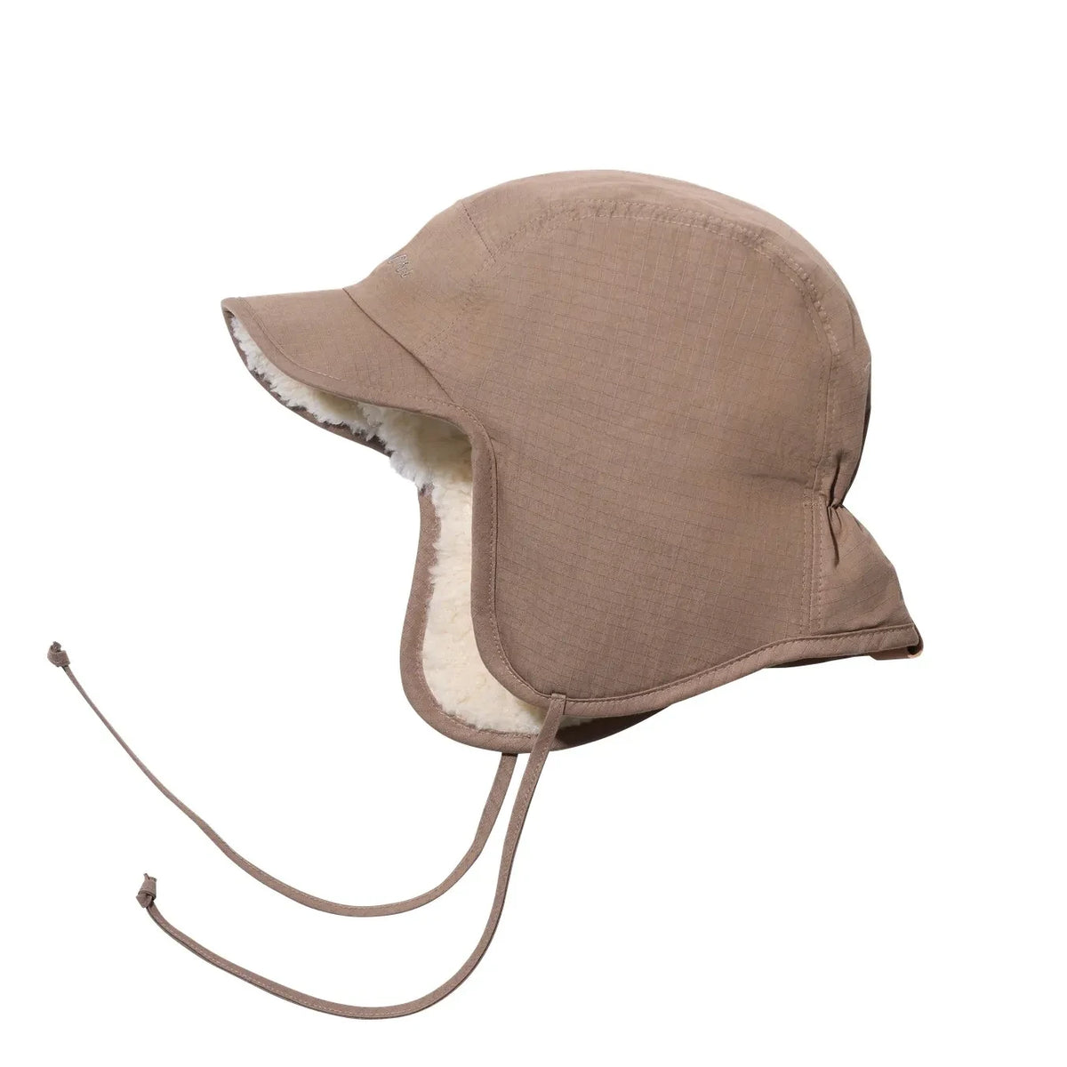 Kappy - Ushanka de doble cara de tela Ripstop | Beige