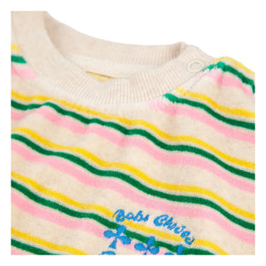 Bobo Choses - Sudadera a rayas | Beige