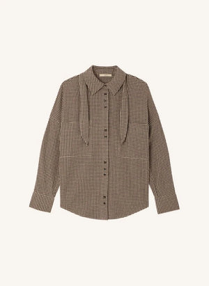 Sessùn - Cecily Baumwollbluse | Braun