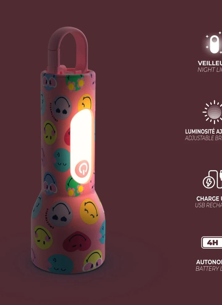 MOB - Glowy Fener - MOB x Smiley World | Pembe
