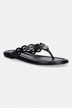 Chanclas de cuero para mujer Janie Thong Sandal de MICHAEL Michael Kors