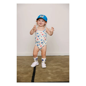 Mini Rodini - 3'lü Organik Pamuklu Ping Pong Çorap Seti | Ekru