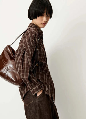 Sessùn - Camicia in cotone Booklyn | Moka