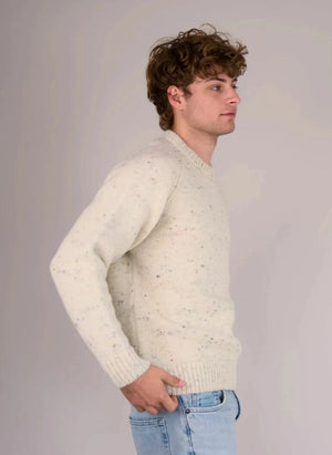 Origin Knitwear - Raglan Kalın Yün Kazak | Ecru