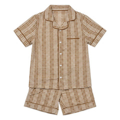 Editions Aimable - Pio Pyjamas | Noisette Vichy Pamuk
