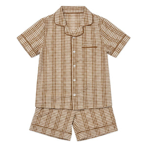 Editions Aimable - Pio Pyjamas | Noisette Vichy Pamuk