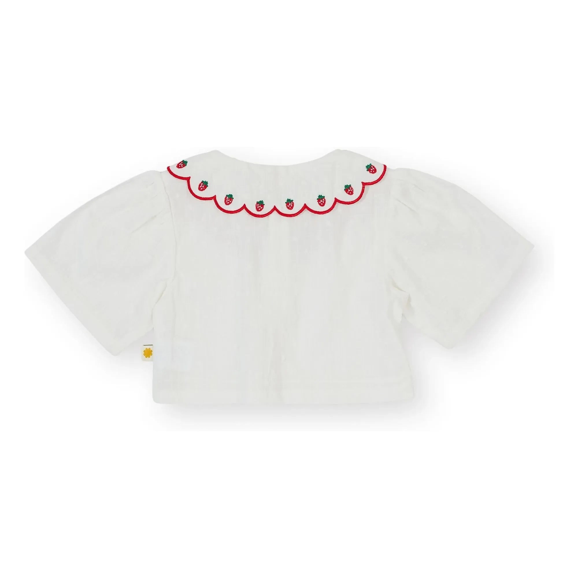 Goldie + Ace - Blusa corta fresa | Marfil
