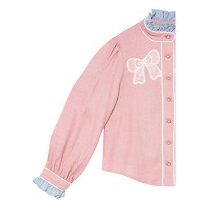 Tutu du Monde - Sweet Memory Blouse Düğümler | Pembe