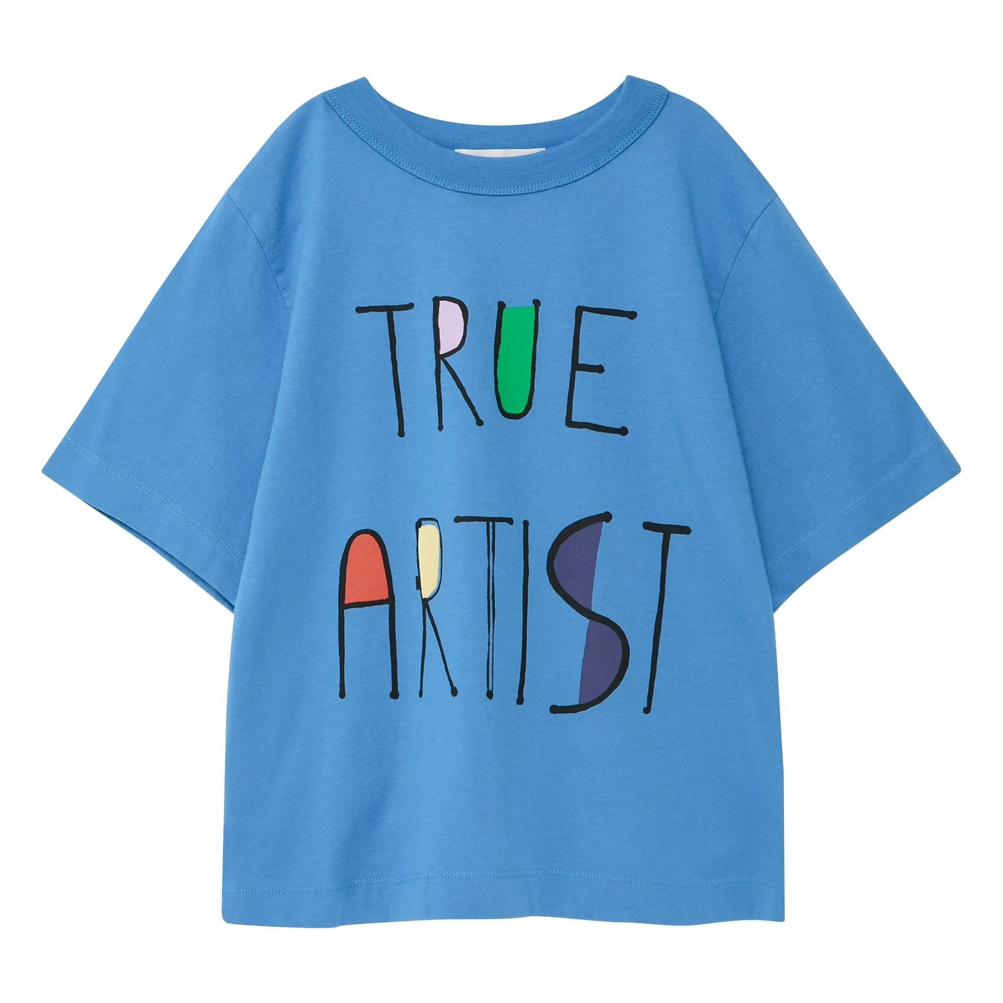 True Artist - N°5 Organik pamuk T-shirt | Kraliyet mavisi