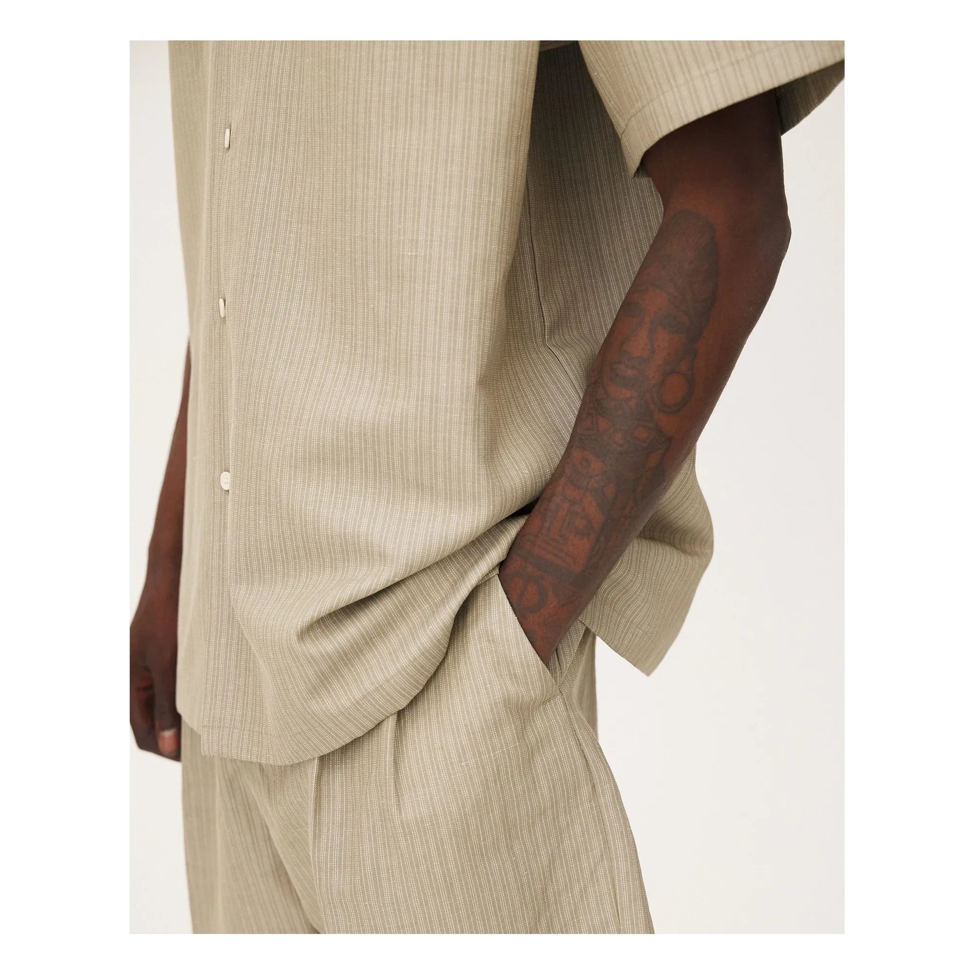Noyoco - Orleans Baumwollhemd | Beige