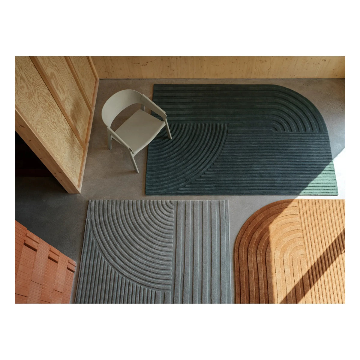 Muuto - Relevo Halı - Studio Pepe | Koyu yeşil