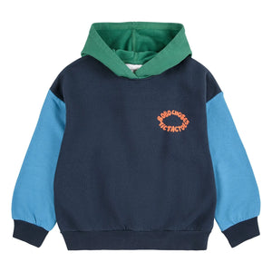 Bobo Choses - Hoodie aus Bio-Baumwolle mit Farbblock-Design | Blau