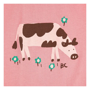 Bobo Choses - Farm T-Shirt Bio-Baumwolle | Rosa