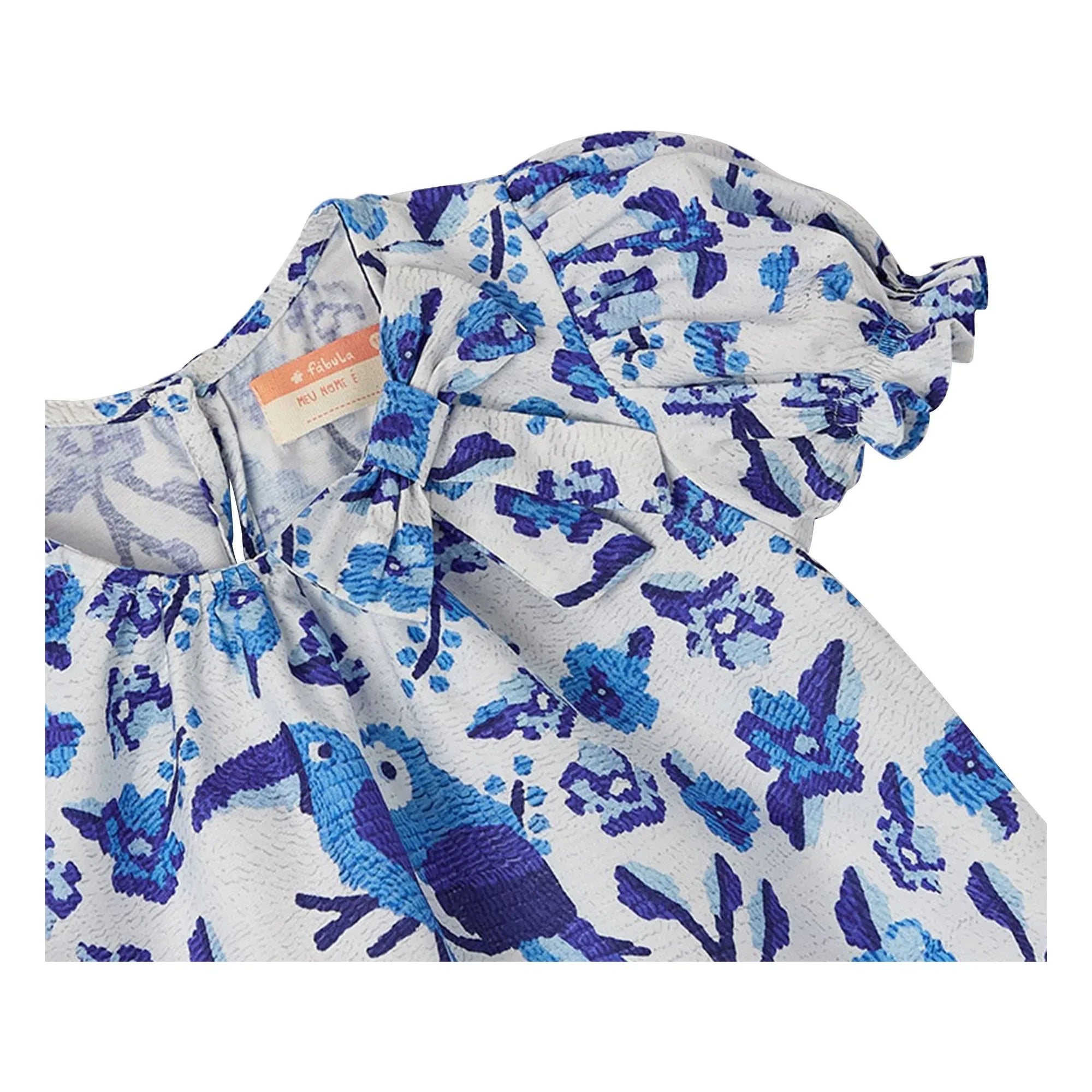 Fabula - Jardin de Fleurs Strampler | Blau