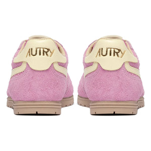Autry - Windspin Low İki Renkli Süet ve Deri Sneakers | Pembe
